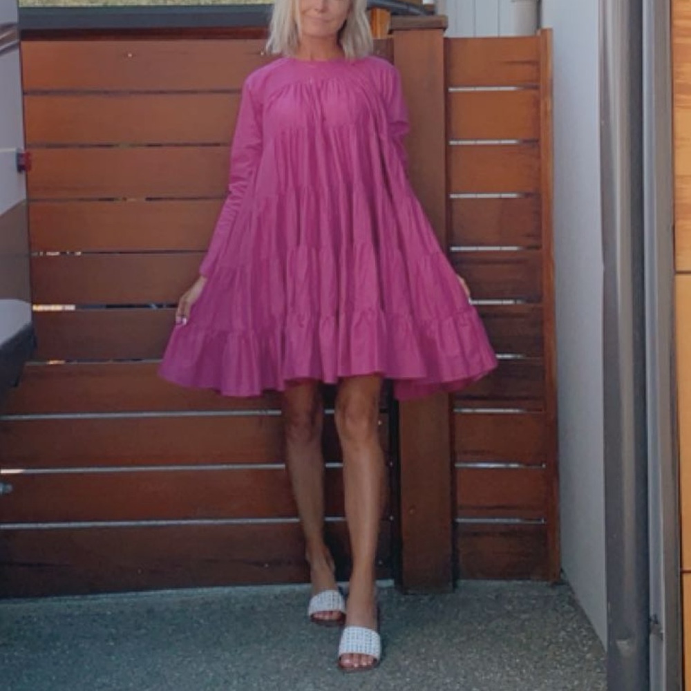 Merlette pink cotton dress